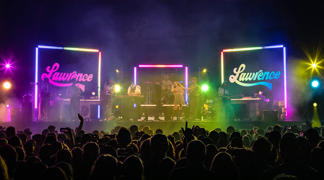 Soul-Pop Band Lawrence Tour the USA with ADJ Lighting and LED Video Panels