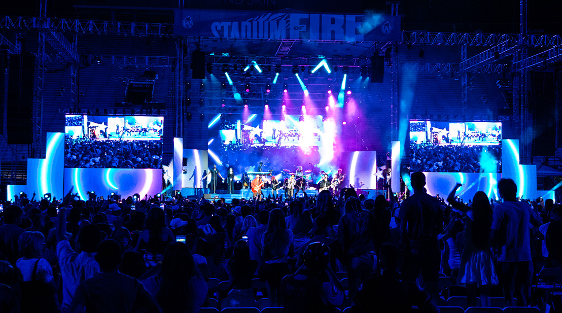 ADJ IP65-rated Fixtures Illuminate Stadium of Fire 2024 Headlined by the Jonas Brothers